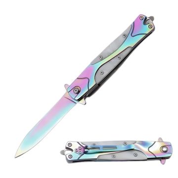 Snake Eye Tactical Stiletto Spring Assist Knife SE-1112WB